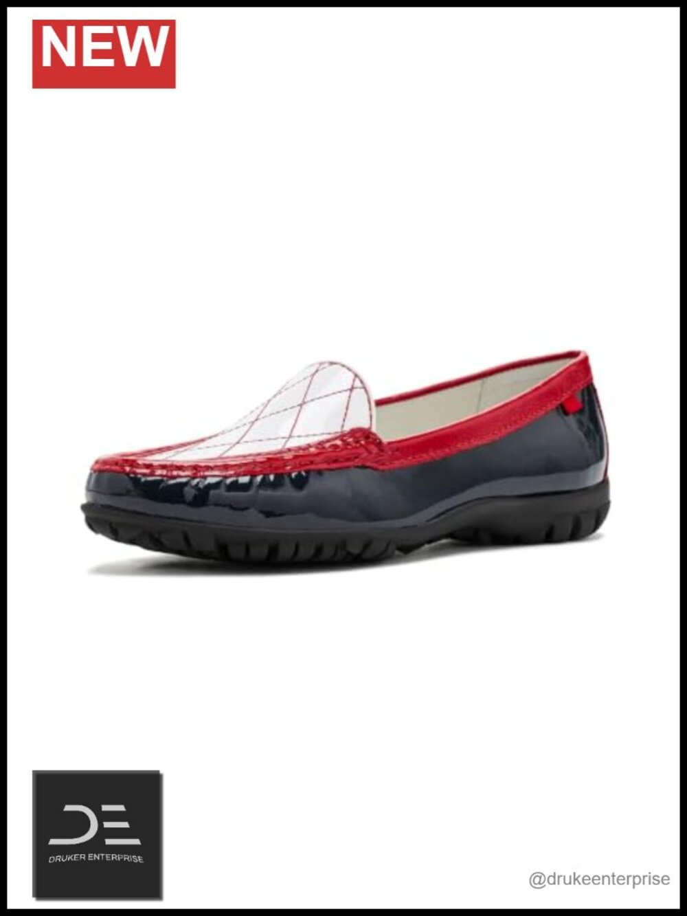 Women's Golf Shoes Mocc-Stitched Leather Napa Leather